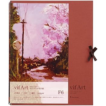 Amazon | マルマン スケッチブック F6 ヴィフアール 水彩紙 荒目